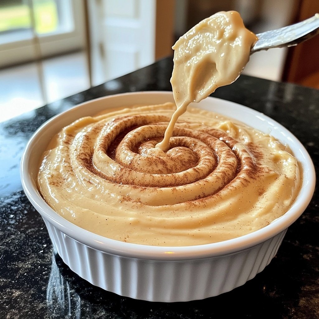 Cremige Zimtcreme mit Apfelmus