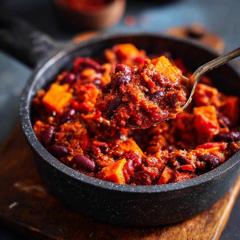 Chili sin Carne mit Süßkartoffel
