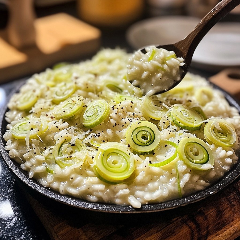 Risotto mit Lauch