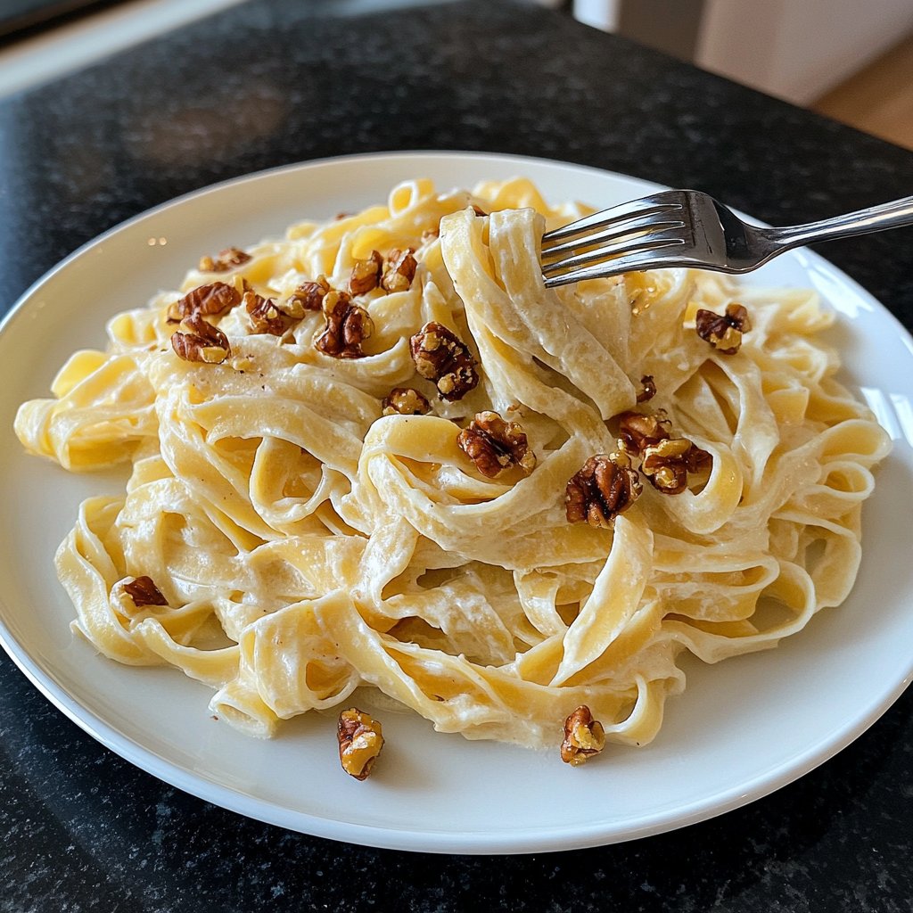 Tagliatelle mit Walnüssen