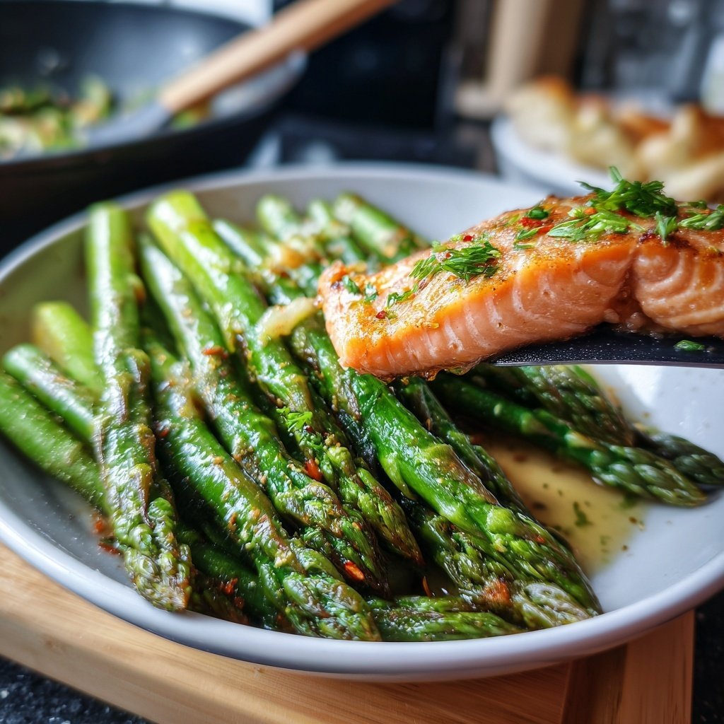 Grüner Spargel Mit Lachs