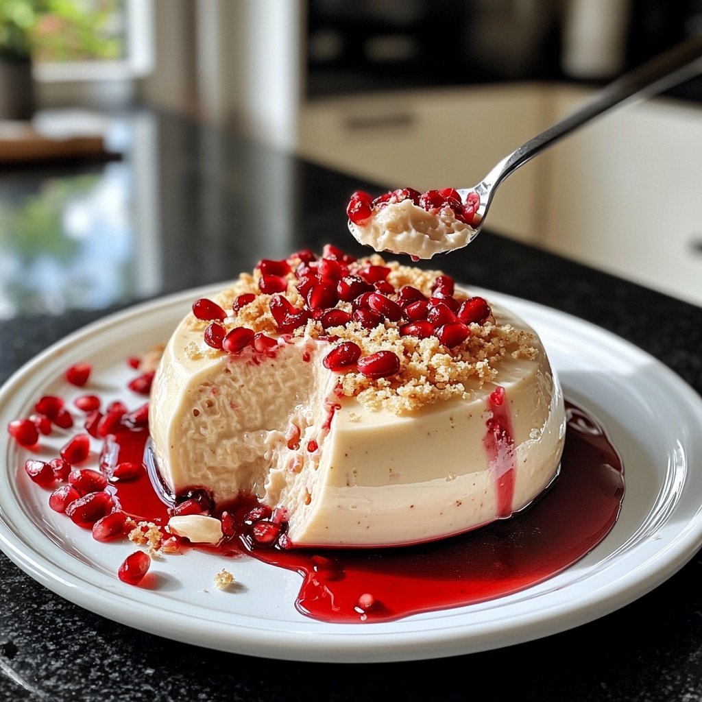 Granatapfel-Panna-Cotta