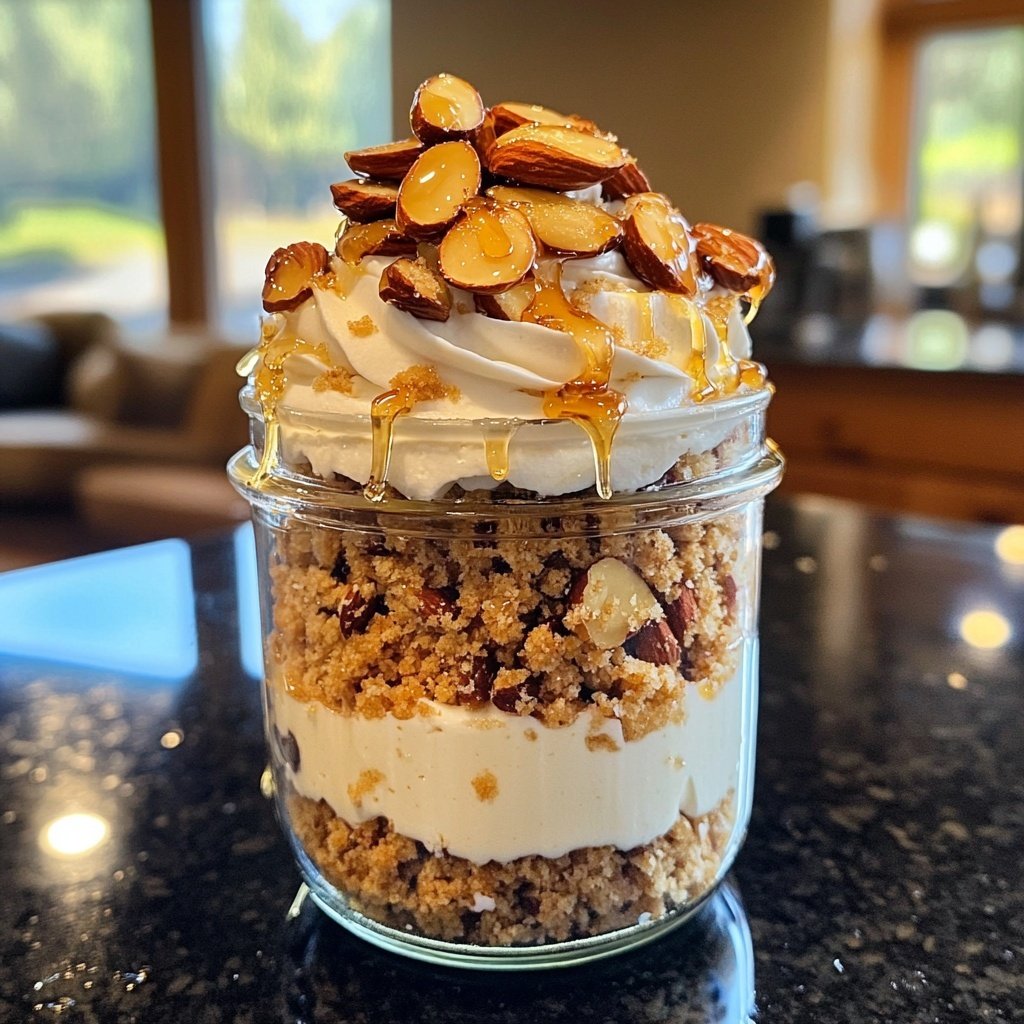 Bienenstich-Dessert im Glas